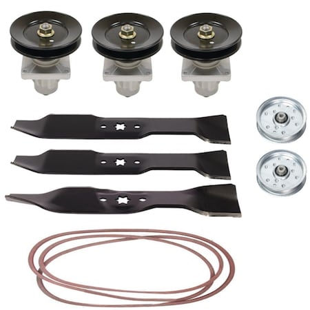Aic Replacement Parts Complete Deck Rebuild Kit Fits Cub Cadet i1046 LT1045 Before 2007 Lawn Mowers KT-LAU65-0005